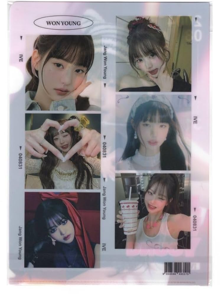 K-POPアイドル クリアファイルセット ＆TEAM K−POPアイドル クリアファイル A5 5枚セット